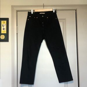 Levi's Black Wedgie Straight Jeans
